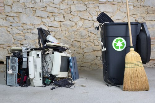 Eco-friendly recycling practices in flat clearance service